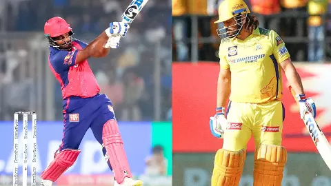 DC vs RR MS Dhoni Sanju Samson