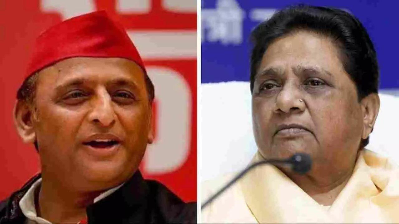 Akhilesh Yadav and Mayawati