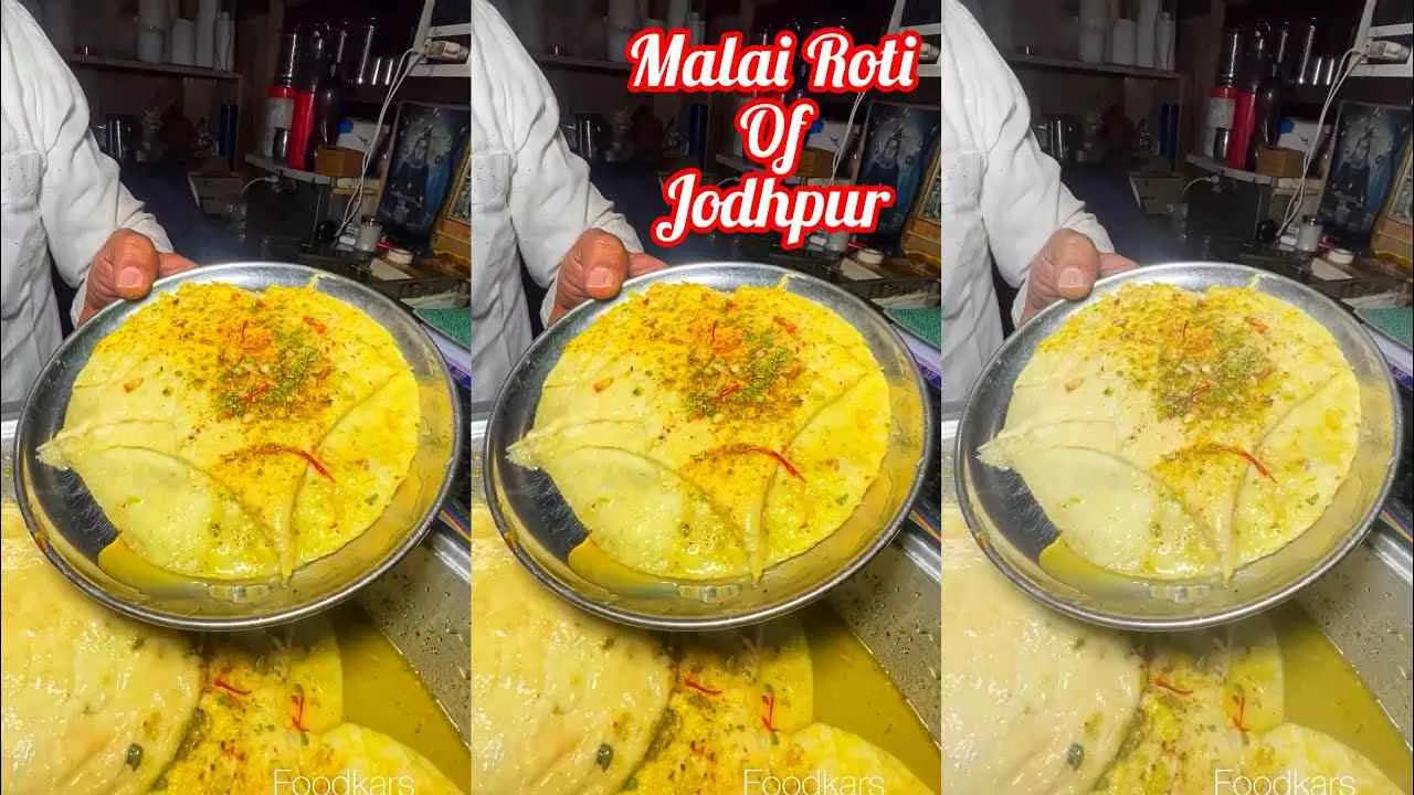 Jodhpur Famous Malai Roti Vijay Restaurant