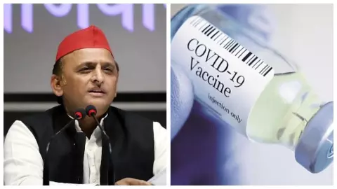कोरोना वैक्सीन के मुद्दे पर अखिलेश यादव ने बीजेपी सरकार को घेरा, बोले- शरीर से कैसे वापस आएगी?