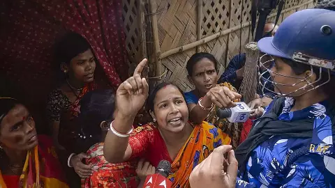 Woman withdraws complaint in Sandeshkhali, blames BJP   Allegation