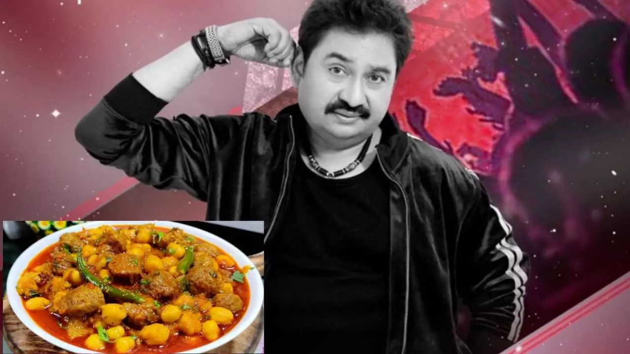 Kumar Sanu Cooking Soya Chana