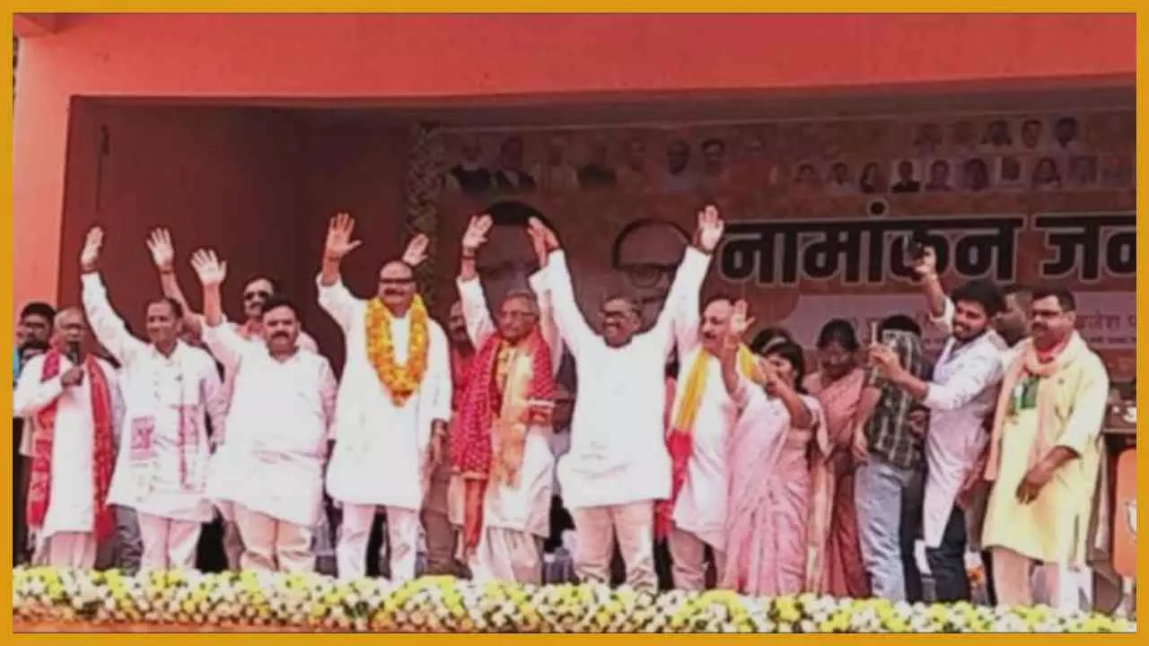 Election 2024 : गाजीपुर में उपमुख्यमंत्री ब्रजेश पाठक बोले, हर घर में लहरा रहा भगवा