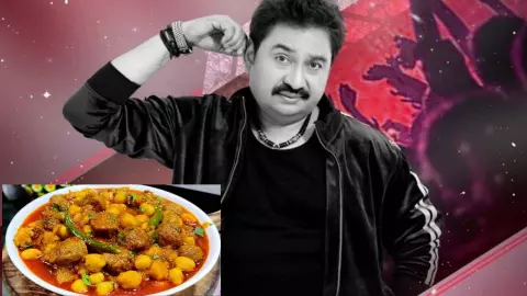 Kumar Sanu Cooking Soya Chana Kumar Sanu Cooking Soya Chana