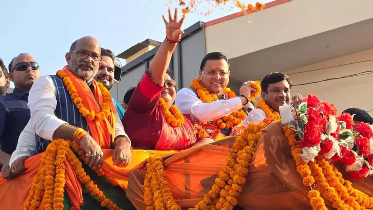 Uttarakhand CM Dhami asked for votes for BJP candidate, started election campaign for the fourth phase