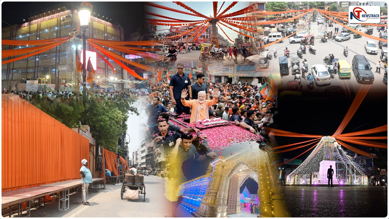 PM Modi Road Show in Varanasi