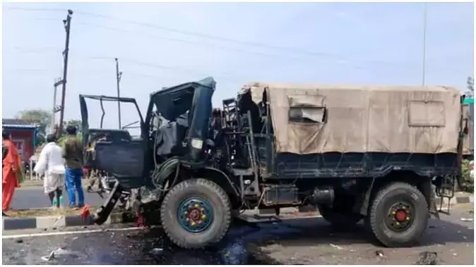 Army Truck Accident in MP