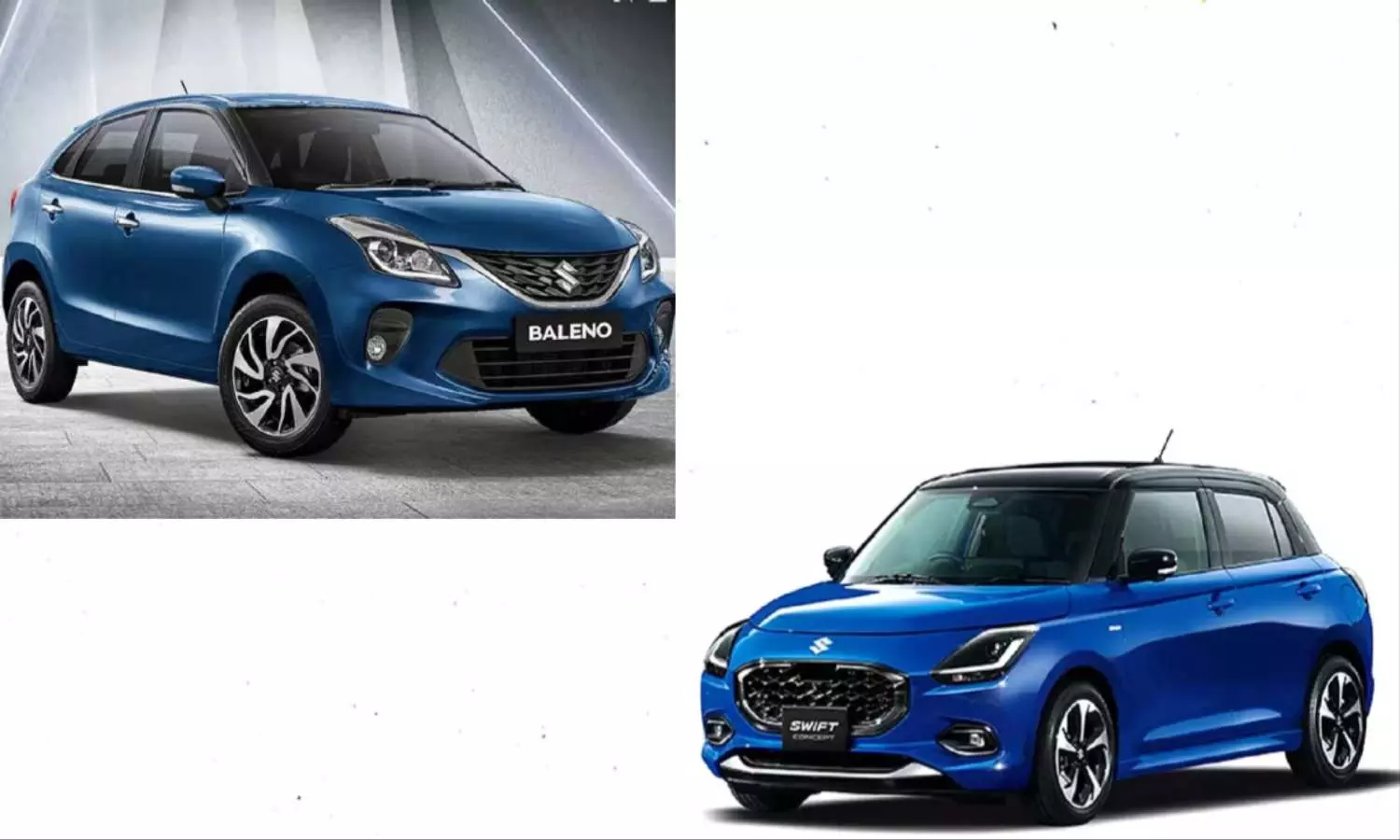 Maruti Suzuki Swift 2024 vs Maruti Baleno