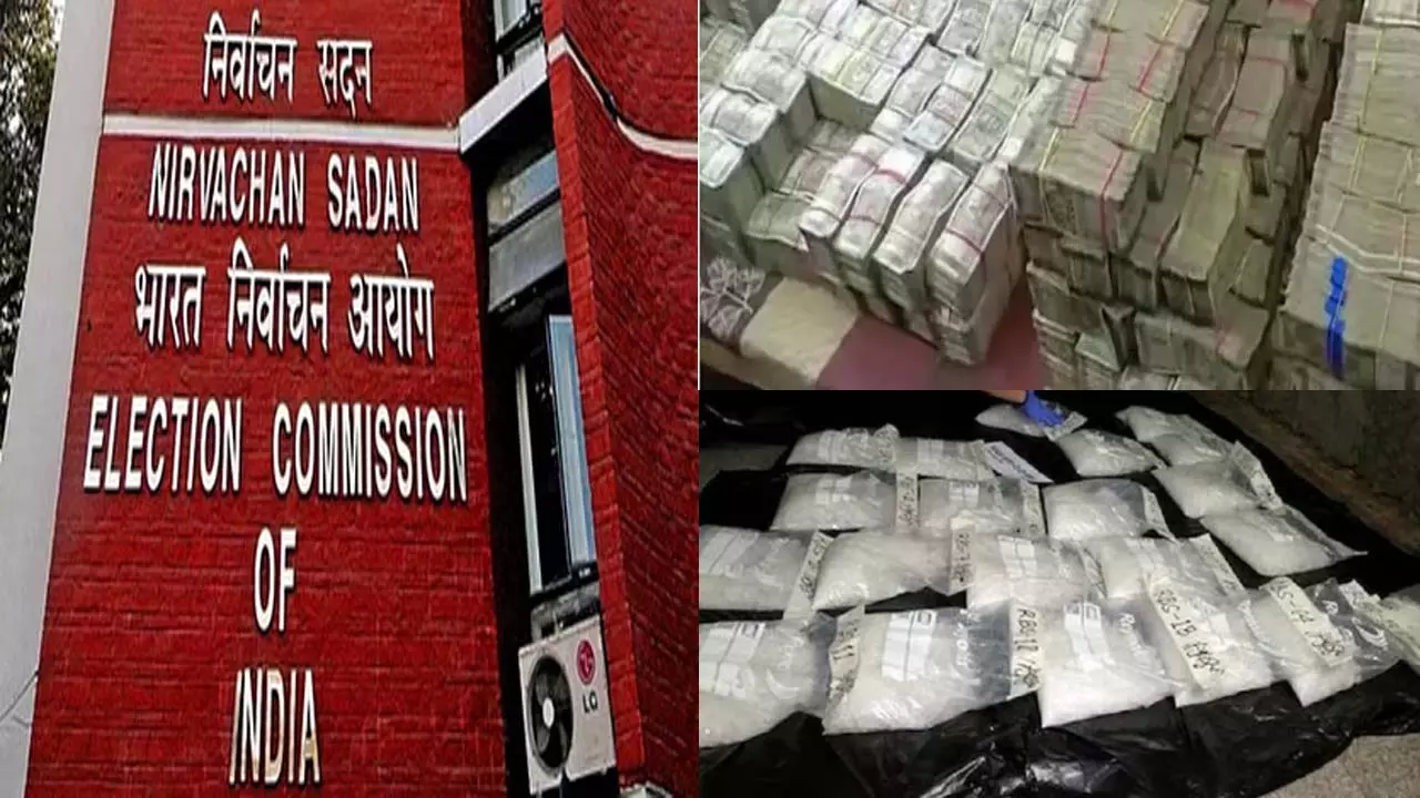 Election talks: Seizure of Rs 8,889 crore so far, 45 percent of it is drugs