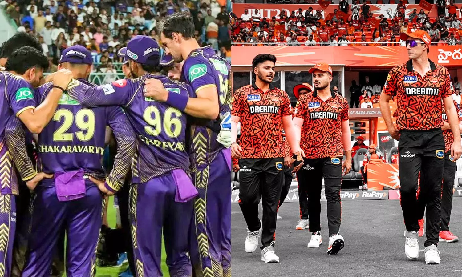 IPL 2024 Qualifier 1 KKR vs SRH Match Head-To-Head Record