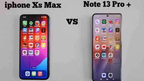 Apple iPhone XS Max vs Xiaomi Redmi Note 13 Pro
