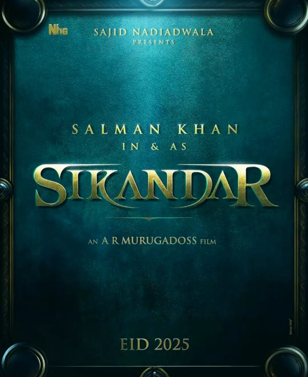 Salman Khan Sikandar Movie Poster