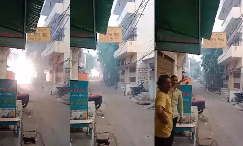 Sparking in wires due to record consumption of electricity, people in danger of life