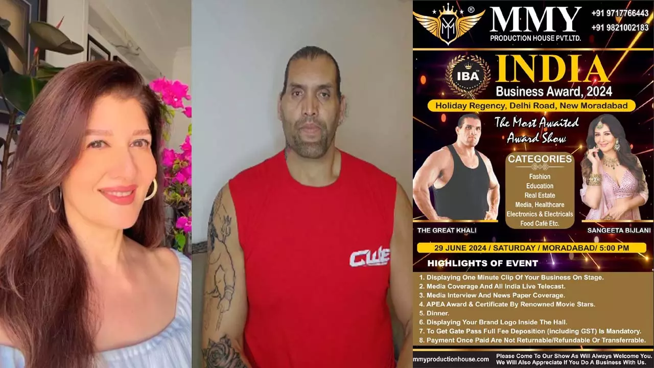 The Great Khali and Bollywood actress Sangeeta Bijlani will come on June 29, know the complete program