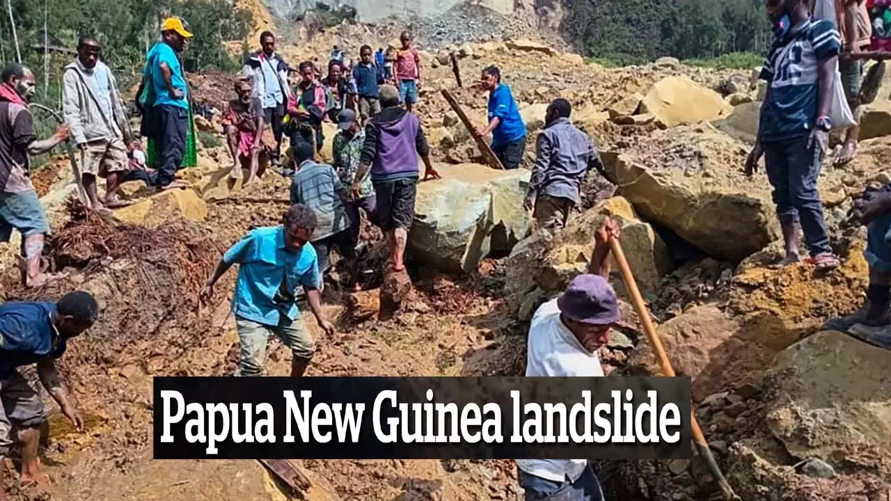 Hundreds of people died in landslide in Papua New Guinea, 150 houses collapsed
