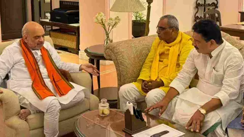 Amit Shah , Narad Rai, OM Prakash Rajbhar