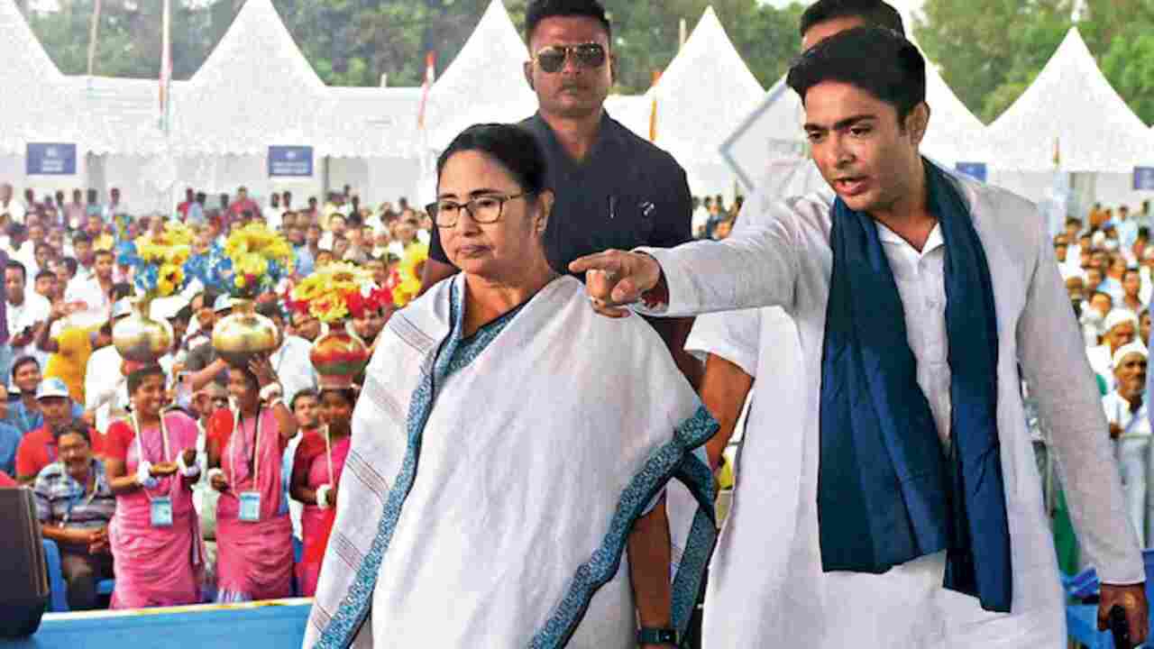 Mamata Banerjee and Abhishek Banerjee