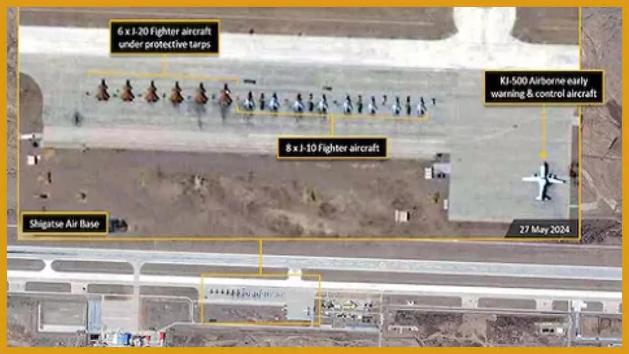चीन ने एलएसी के पास तैनात किए शक्तिशाली फाइटर जेट, सैटेलाइट तस्वीरों से खतरनाक मंशा का खुलासा