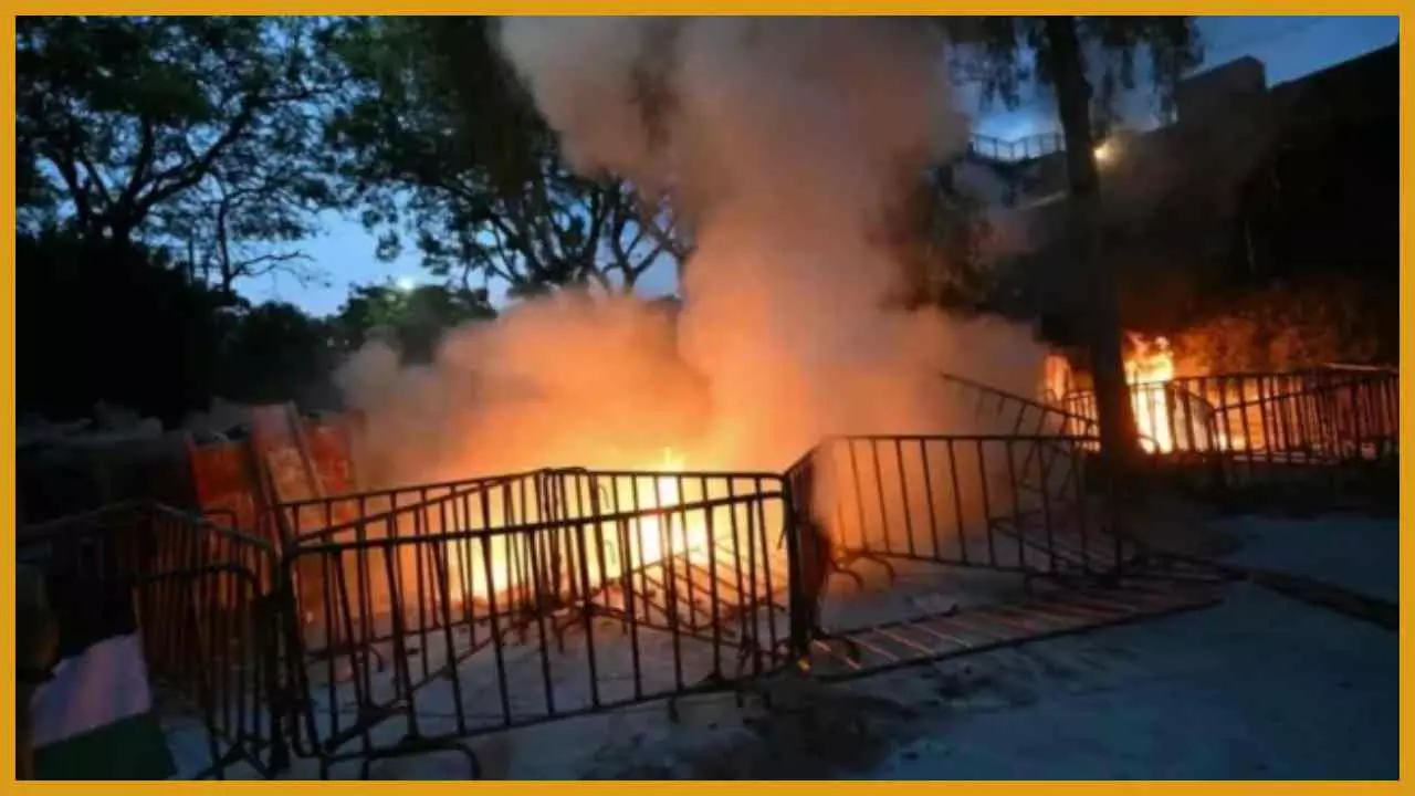 ऑल आइज़ ऑन राफा : मेक्सिको में दंगाइयों ने इजरायली दूतावास में आग लगाई