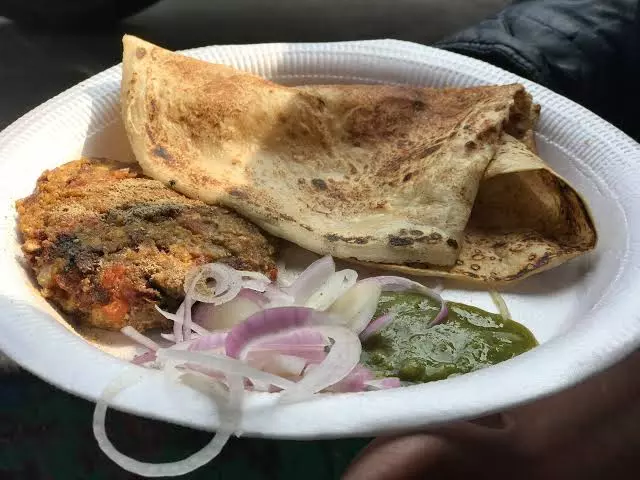 Delhi Famous Kabab Paratha