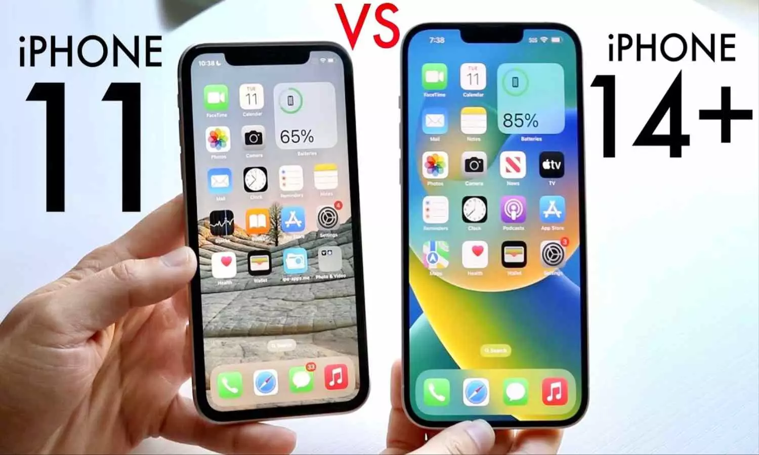 Apple iPhone 11 vs iphone 14 Plus