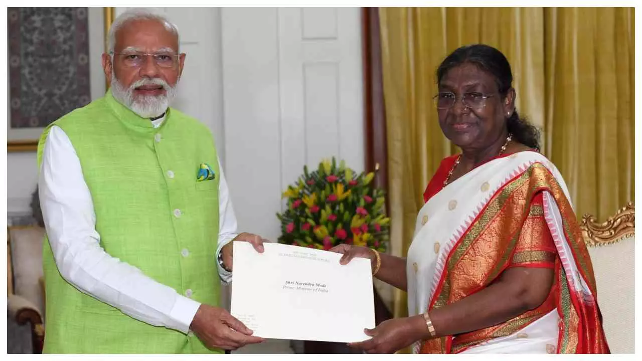 Prime Minister Modi and President Draupadi Murmu