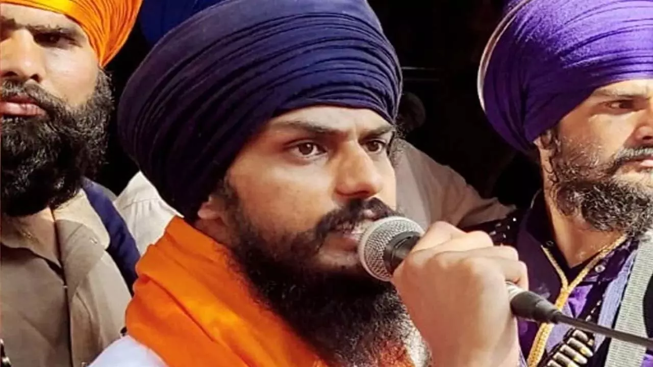 Amritpal Singh, lodged in Assam jail under NSA, won the election from Khadoor Sahib Lok Sabha constituency of Punjab