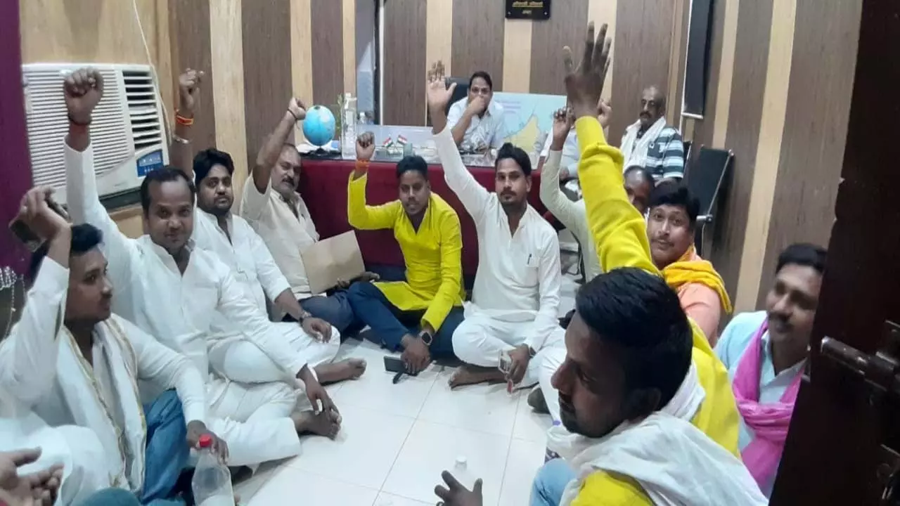Crores paid without boards consent, council members allege, staged sit-in for hours, demand for action