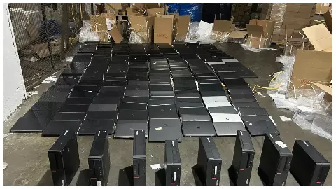 जब्त किए गए लैपटॉप जब्त किए गए लैपटॉप