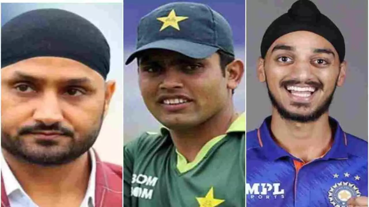 Harbhajan Singh, Kamran Akmal , Arshdeep Singh