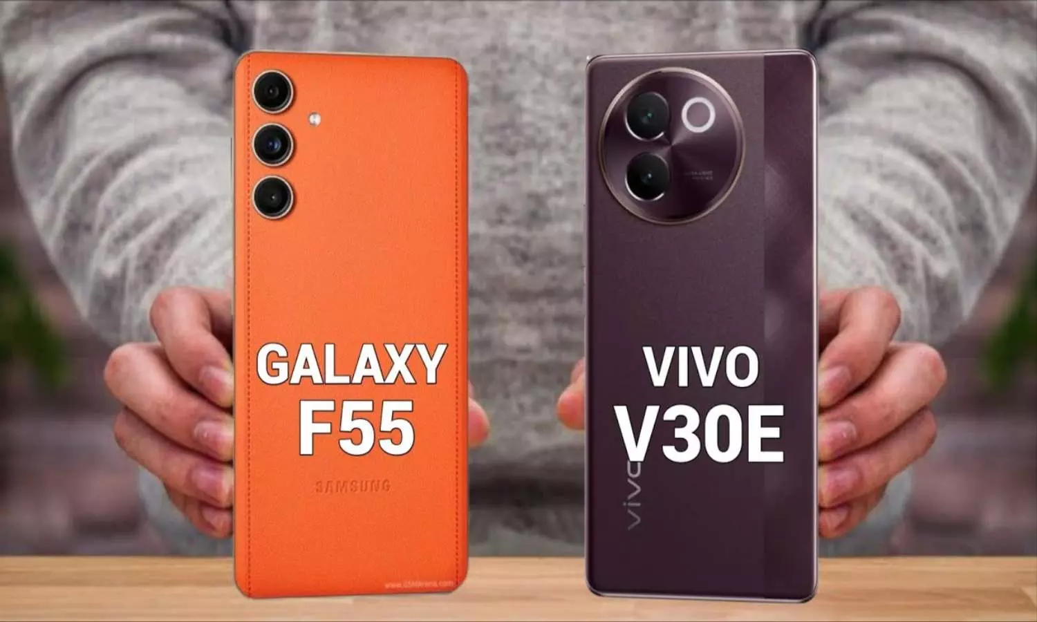 Samsung F55 vs Vivo V30e