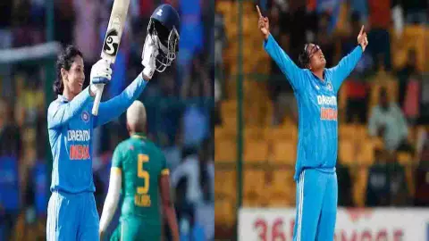 Smriti Mandhana,  Asha Shobhana