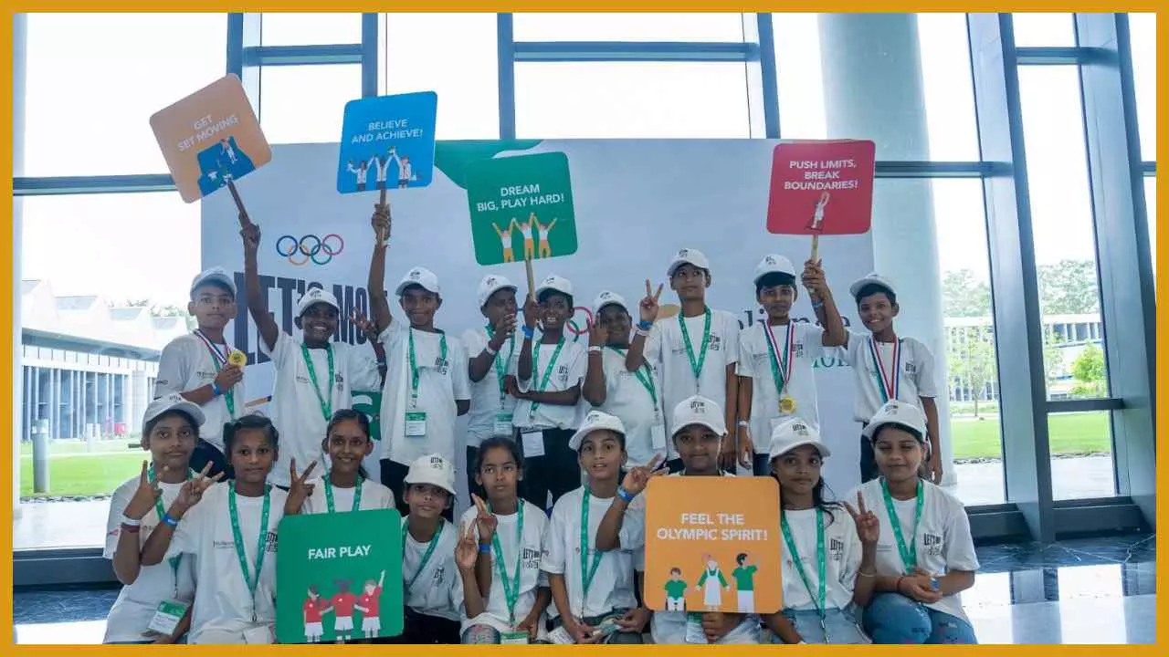 Olympic Day : रिलायंस फाउंडेशन ने मुंबई में लेट्स मूव इंडिया के तहत 900 बच्चों के साथ मनाया ओलंपिक दिवस