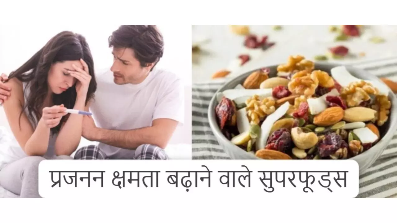 Fertility Superfoods: ये सुपरफूड बढ़ाते हैं प्रजनन क्षमता, नहीं होंगी बांझपन का शिकार