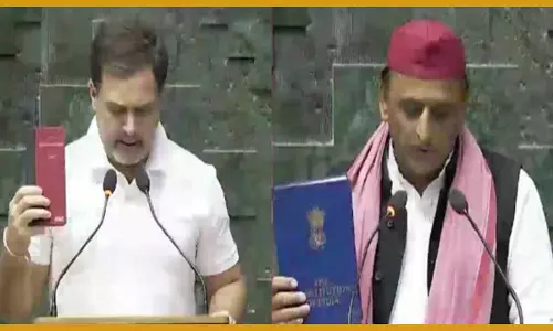 Parliament Session : जब राहुल और अखिलेश पहुंचे शपथ लेने तो संसद में अलग ही दिखा नजारा