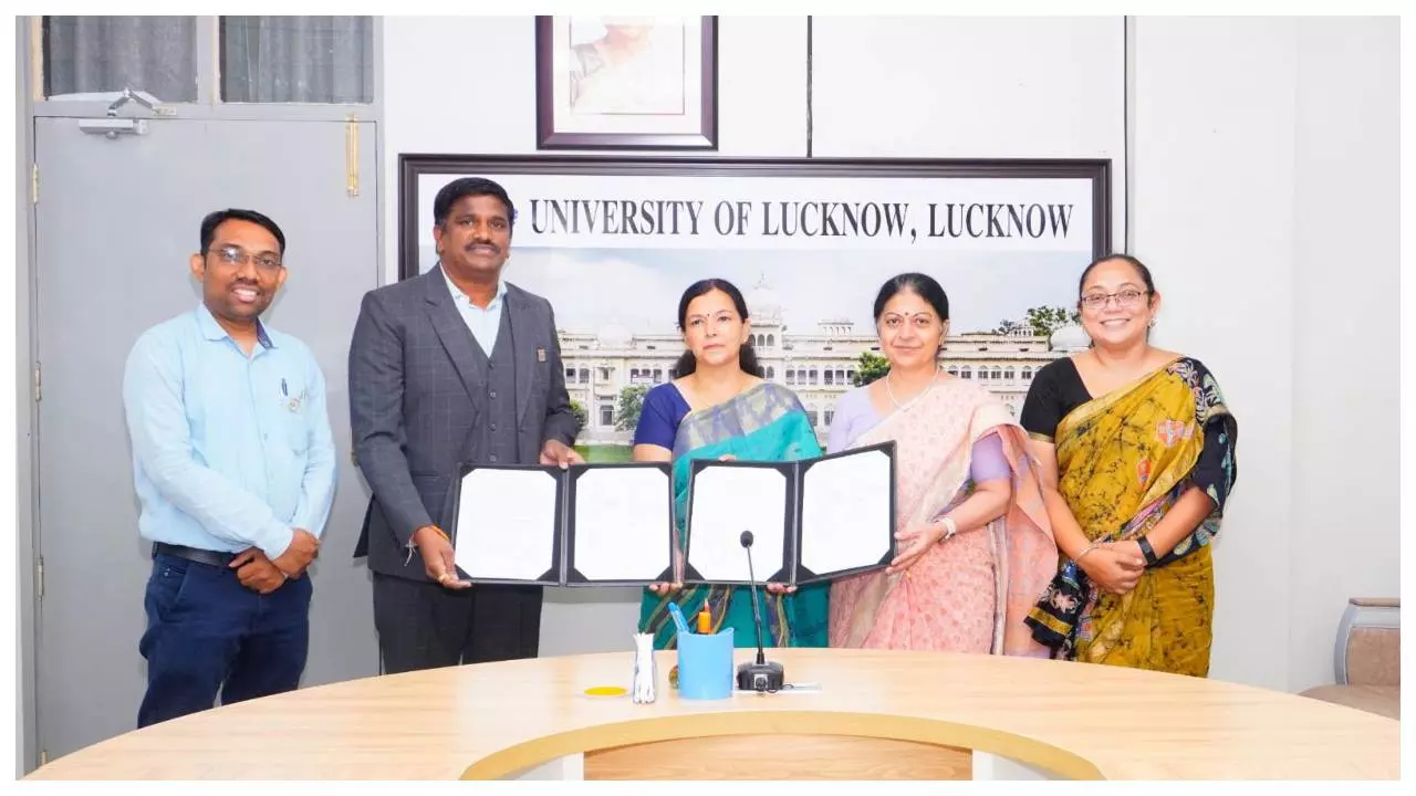Lucknow News: एलयू ने हिन्दुस्तान पेट्रोलियम के साथ किया एमओयू, पीजी व पीएचडी के छात्रों को मिलेगा लाभ