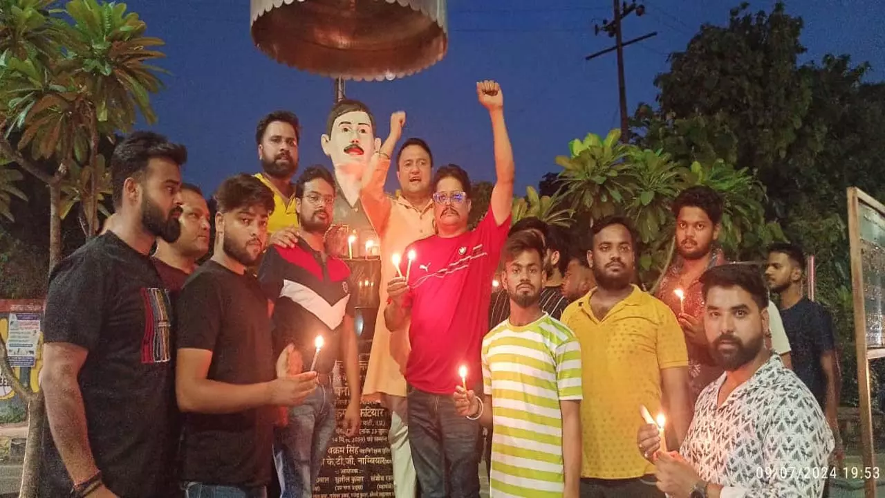 Candle march taken out in Meerut, tribute paid to martyred soldiers