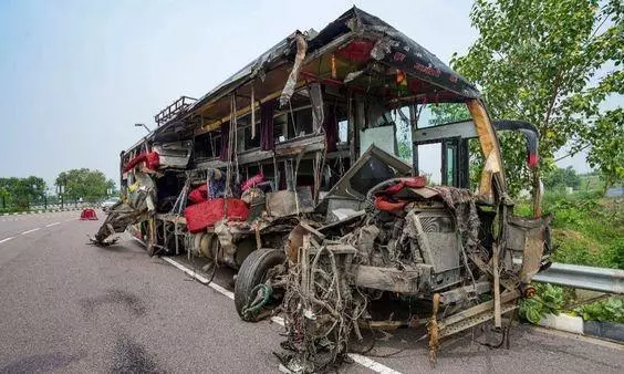 Expressway Accident in Unnao