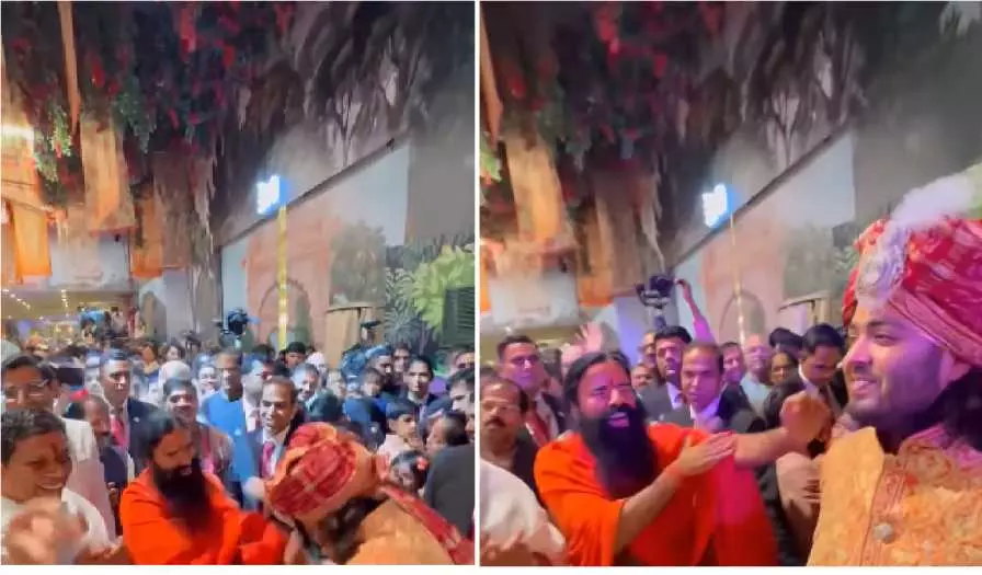 Baba Ramdev Dance Anant Radhika Wedding