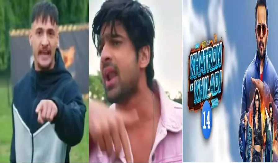 Khatron Ke Khiladi Season 14 Asim Riaz And Abhishek Malik Fight