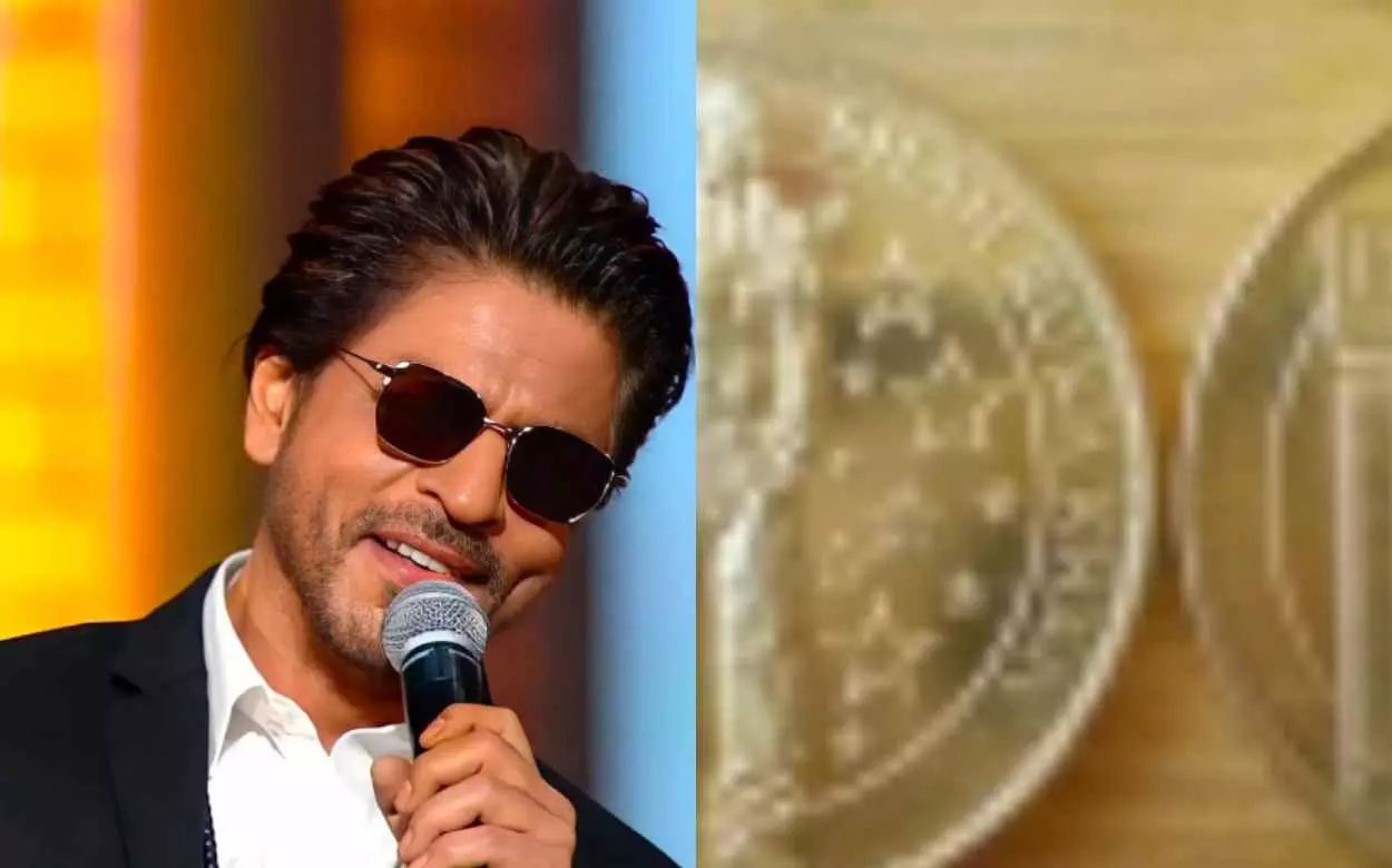 Shahrukh Khan Honoured By Paris Gold Coins