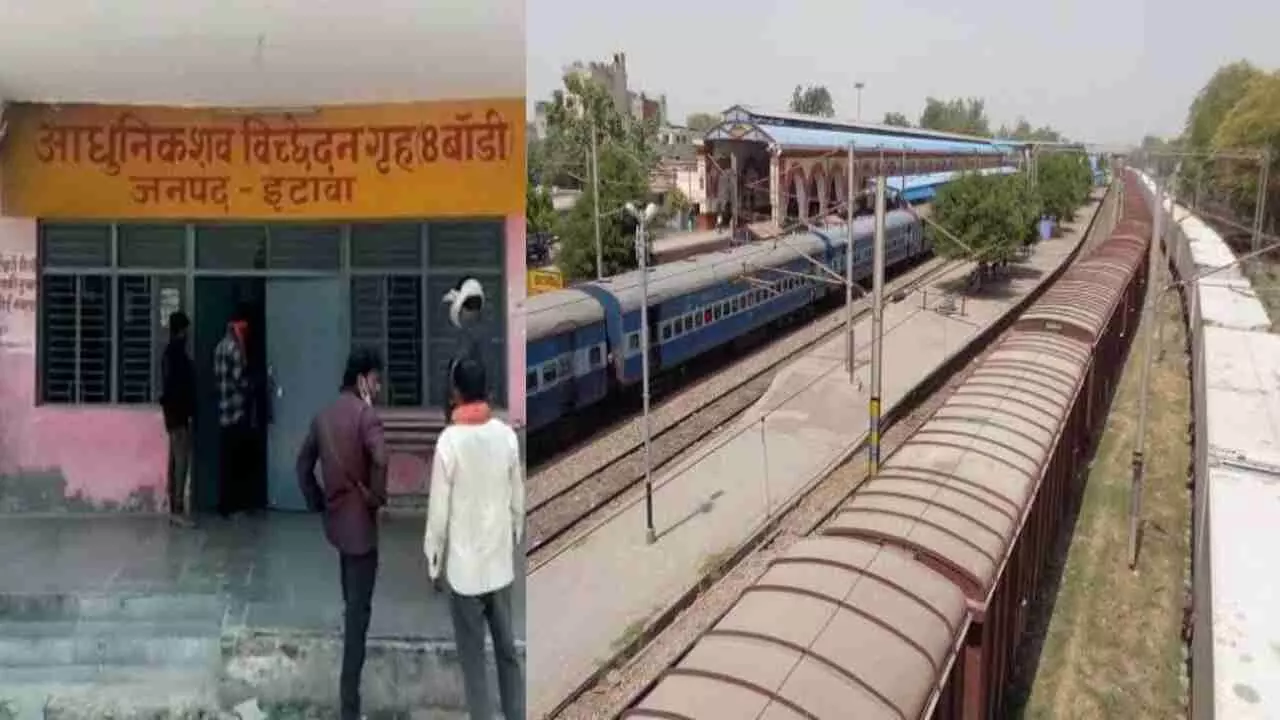 Etawah News: ट्रेन से गिरकर यात्री की हुई मौत, लोगों ने की थी पकड़ने की कोशिश