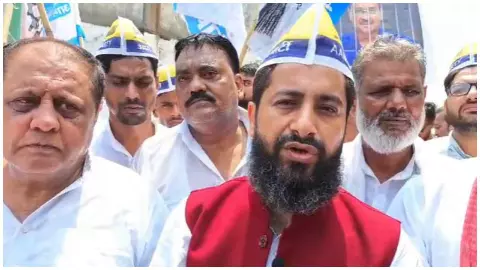 Rampur News : दिल्ली के सीएम अरविंद केजरीवाल की रिहाई को लेकर आप का अनोखा प्रदर्शन