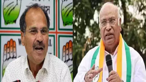 Adhir Ranjan Chowdhury ,  Mallikarjun Kharge