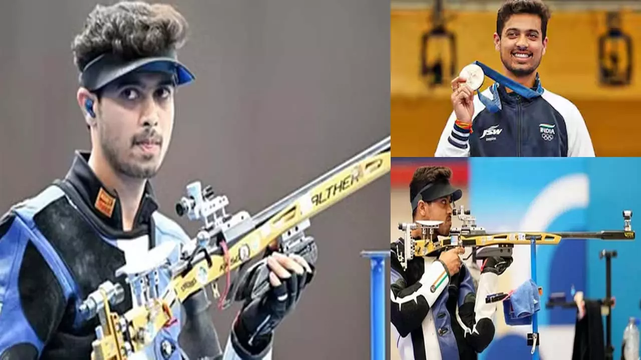 Indias Swapnil Kusale won bronze medal in 50m rifle shooting