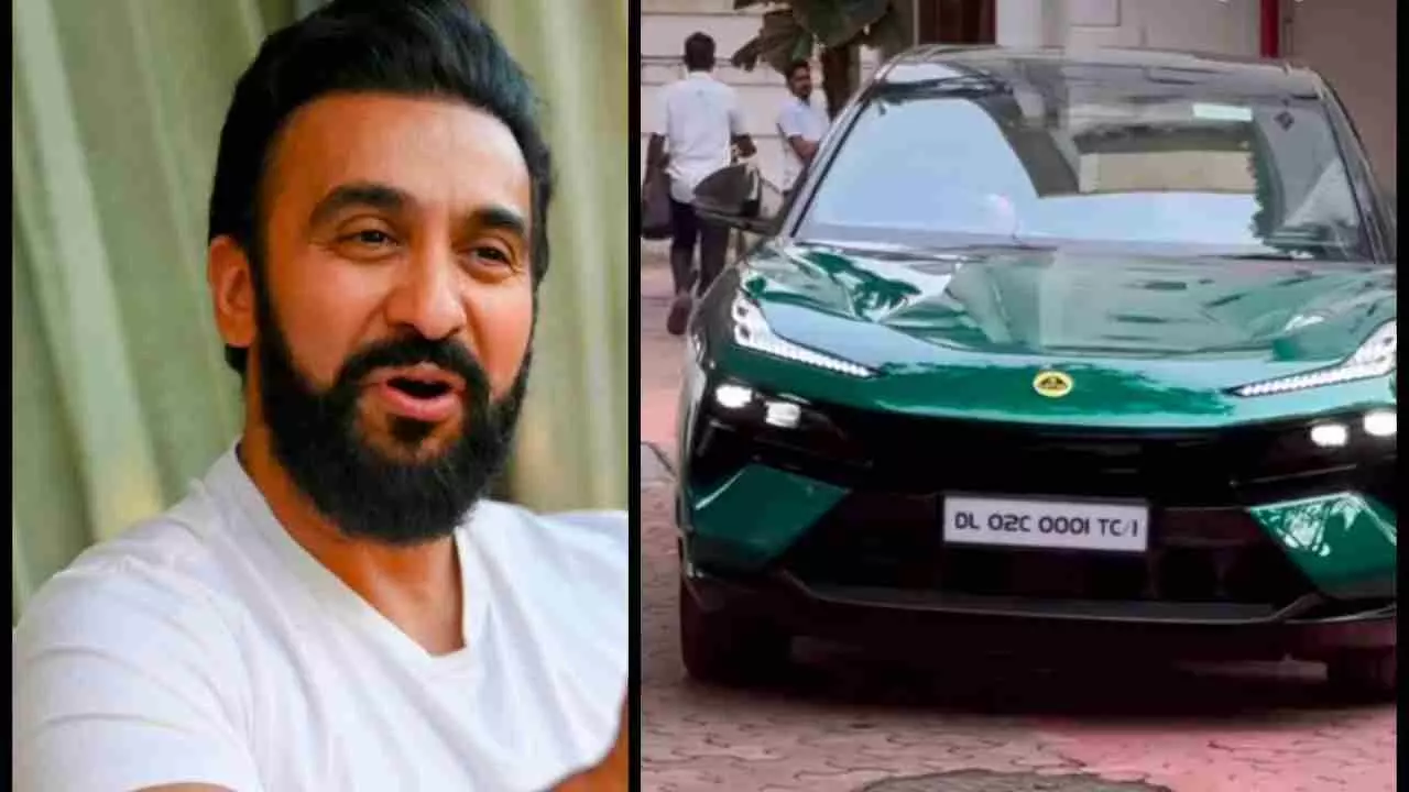 Raj Kundra Buys New Car