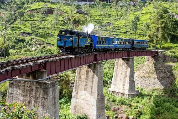 Beautiful Train Journey in India,