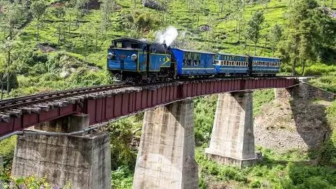 Beautiful Train Journey in India,