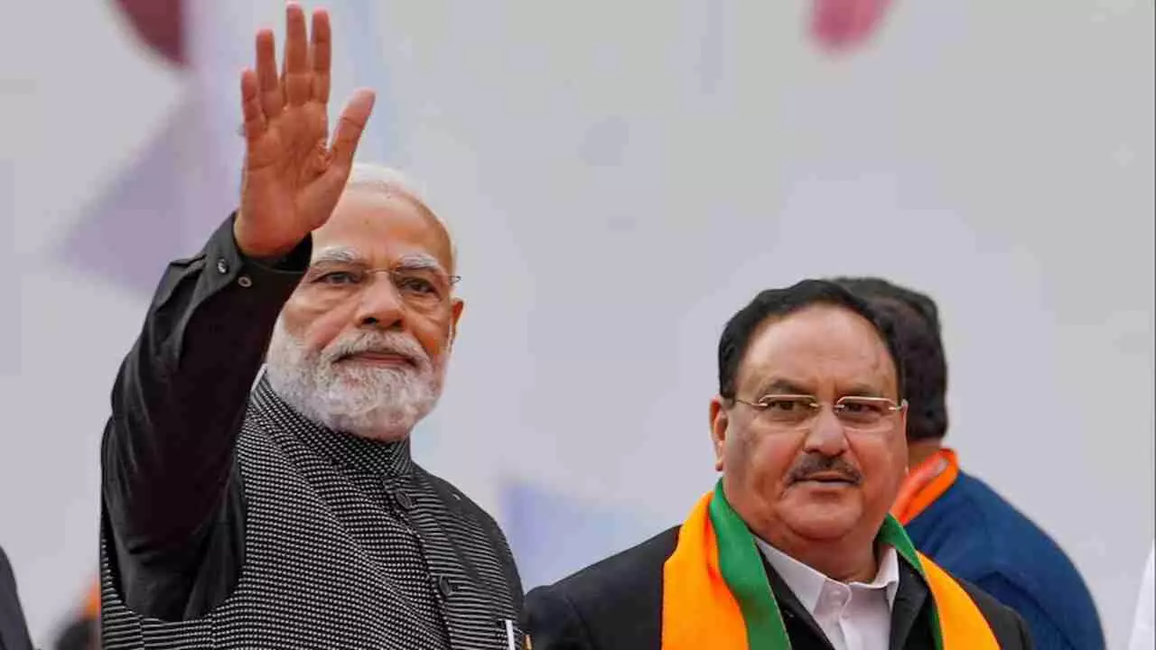 PM Modi and JP Nadda