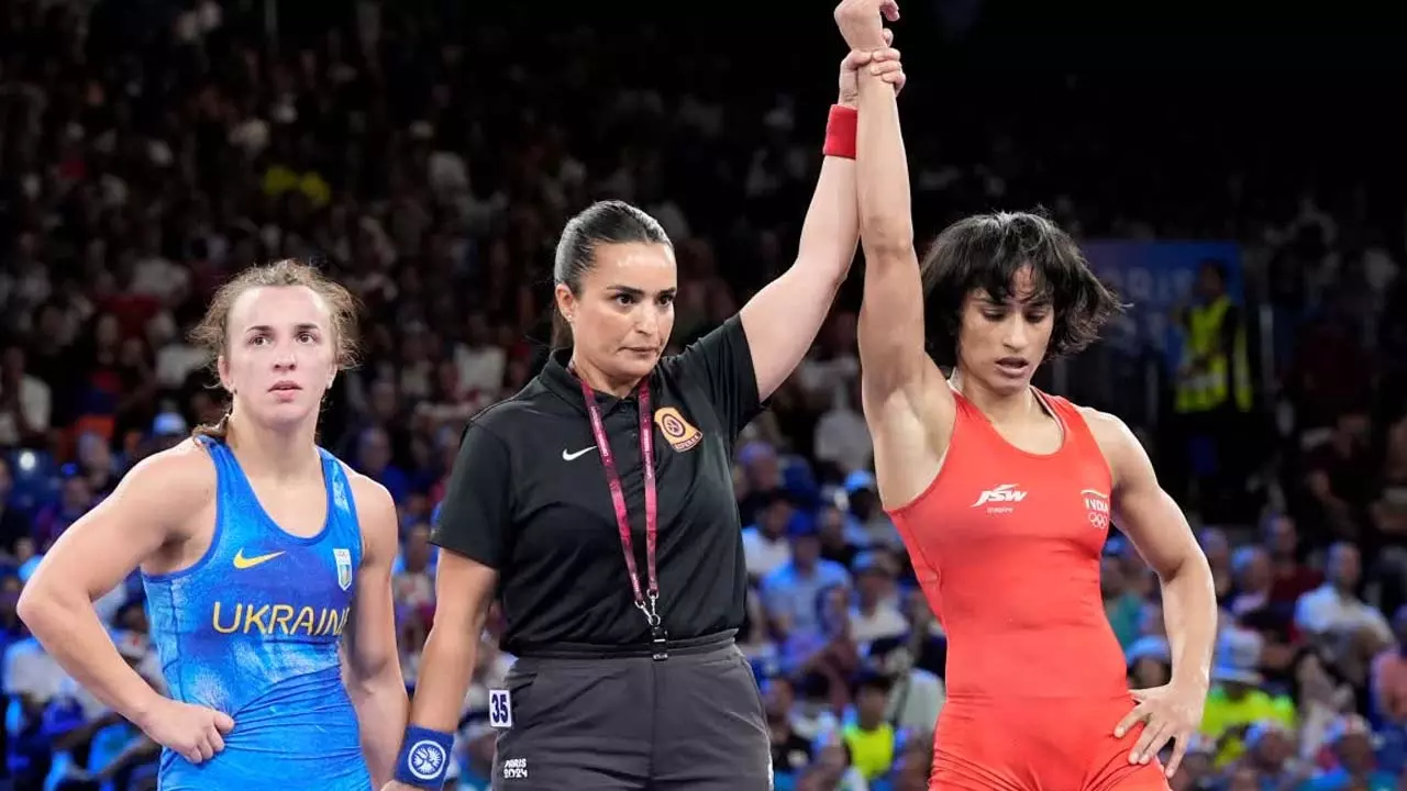 Vinesh confirmed the medal, defeated Cuban wrestler Lopez Yusneilis Guzman and reached the final